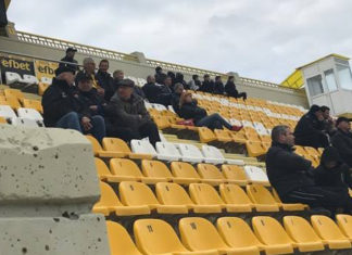 Ботев играе срещу Лудогорец пред погледа на Петър Зехтински и Ангел Палийкси