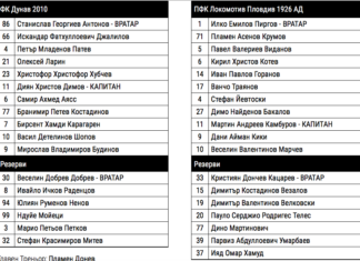 Вижте стартовите 11 на Дунав и Локо Пд