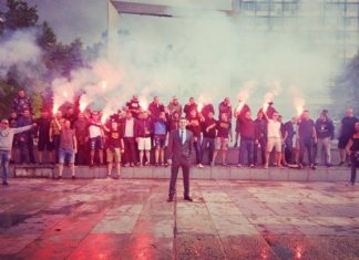 Факли и бомби за бултрас – абитуриент ВИДЕО