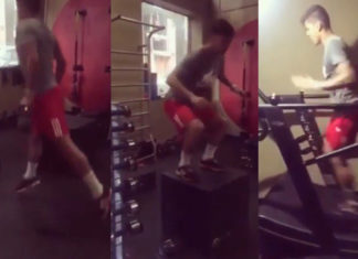 Вияна се готви във фитнес, докато чака работната си виза! Белия му търси българин за заместник