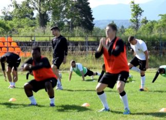 Слънце зарадва Локомотив на сутрешната тренировка