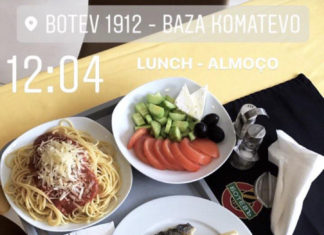 Посрещнаха новата перла на Ботев със спагети, риба, редена салата и шоколадова торта