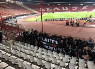 Ултраси от Лаута Арми посетиха мача Цвезда – Наполи СНИМКИ