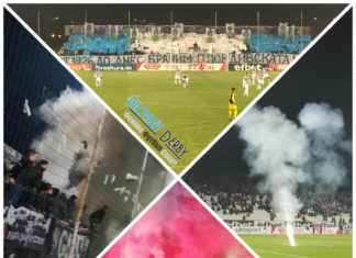 PlovdivDerbyTV: Lauta Army на Дербито (шествие, пиро, хорео и огън)