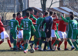 ЦСКА 1948 сгъна Оборище, играчите се биха (видео)