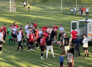 Локомотив II надви Борислав (Първомай), юноша на „черно-белите“ е със счупен крак