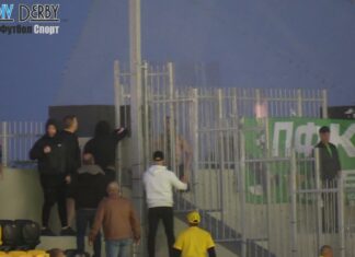 ВИДЕО: Фенове на Ботев опитаха да влязат в схватка с тези на Лудогорец