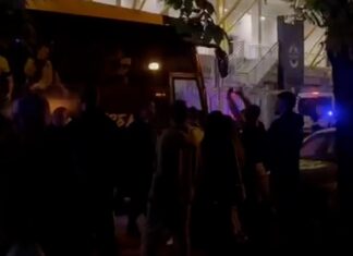 ВИДЕО: 3 буса с полиция ескортира рейса на Ботев!