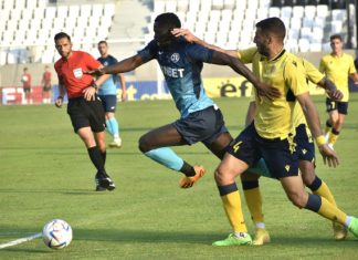 ГЛЕДАЙТЕ репортаж от контролата на Локо с кипърския АЕЛ