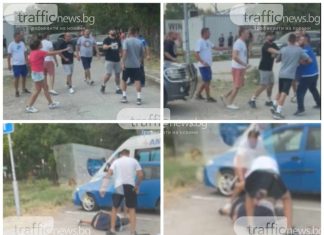 ВИДЕО: Масов бой и безредици на Лаута след мач на юношите