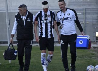 Играч на Локо Пд в болница след мача с Хебър