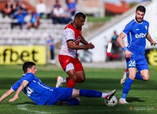 Масов бой беляза мач на конкурент на Спартак край морето
