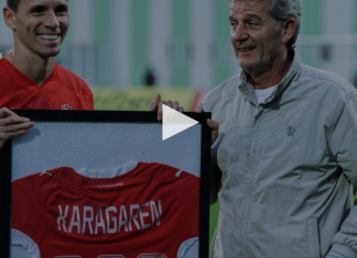 Карагарен навъртя 300 мача в елита, ЦСКА 1948 го награди